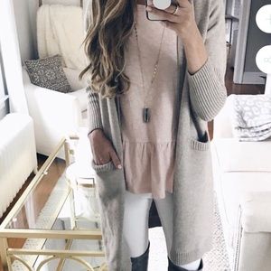 Goodnight Macaroon ‘Carrie’ Long Cardigan -NWT